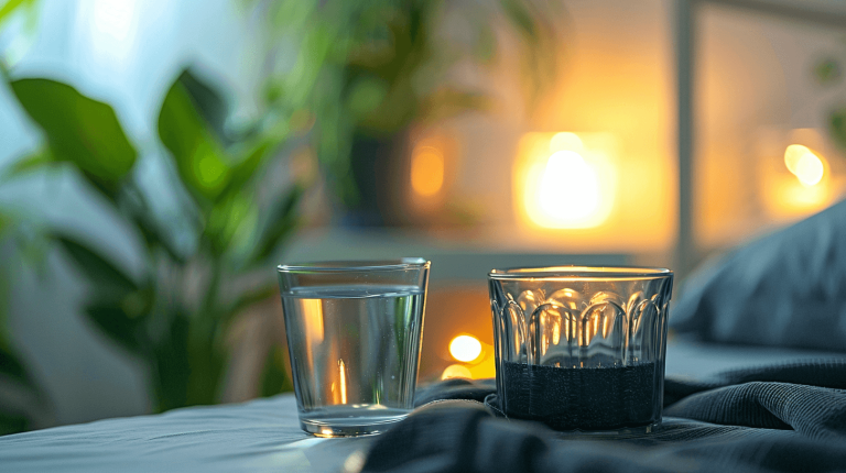 charbon actif avant de dormir