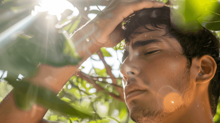 transpiration excessive visage