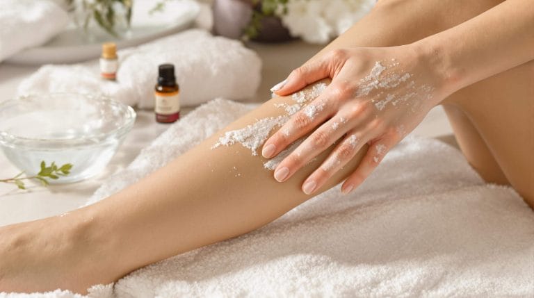 jambes poils incarnés