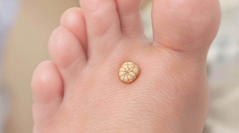 verrue plantaire photo