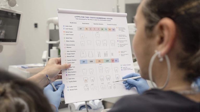 numérotation des dents