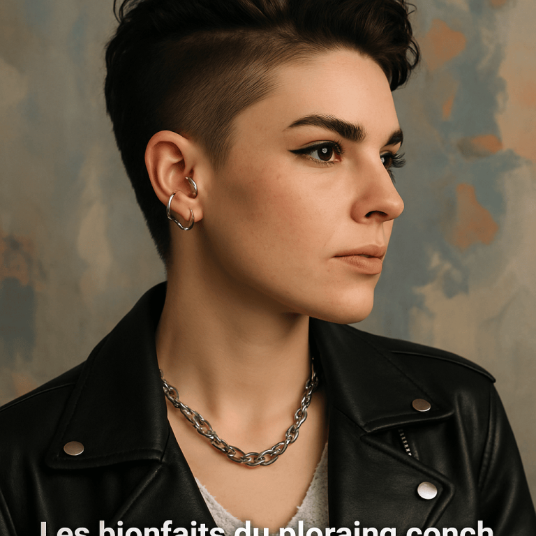 Les bienfaits du piercing conch pour un style unique et audacieux