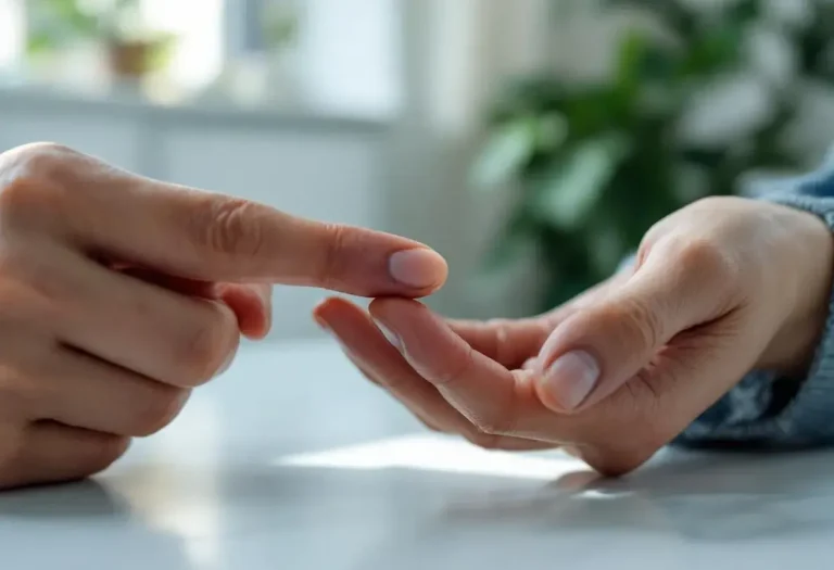 doigt gonflé et du mal à le plier