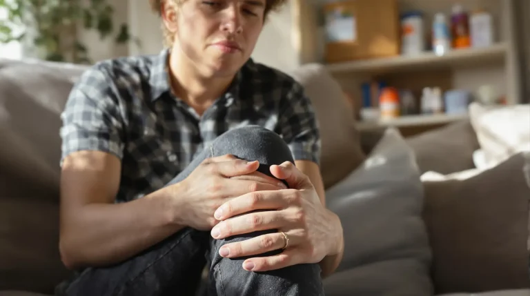 mal au genou quand je le plie et déplie