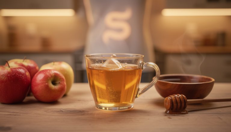 découvrez comment boire du vinaigre de cidre dilué dans de l'eau chaude le soir peut stimuler votre digestion, apaiser votre système digestif et favoriser un meilleur confort intestinal.