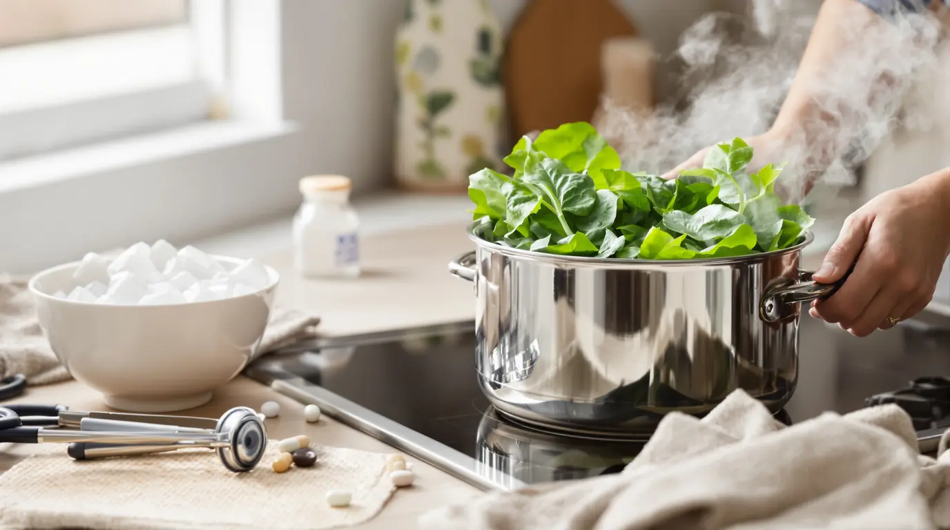 temps de cuisson epinard frais à l'eau